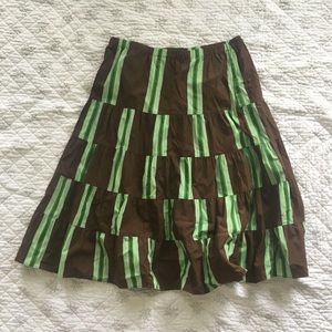 EUC vintage Old Navy cotton midi skirt size S